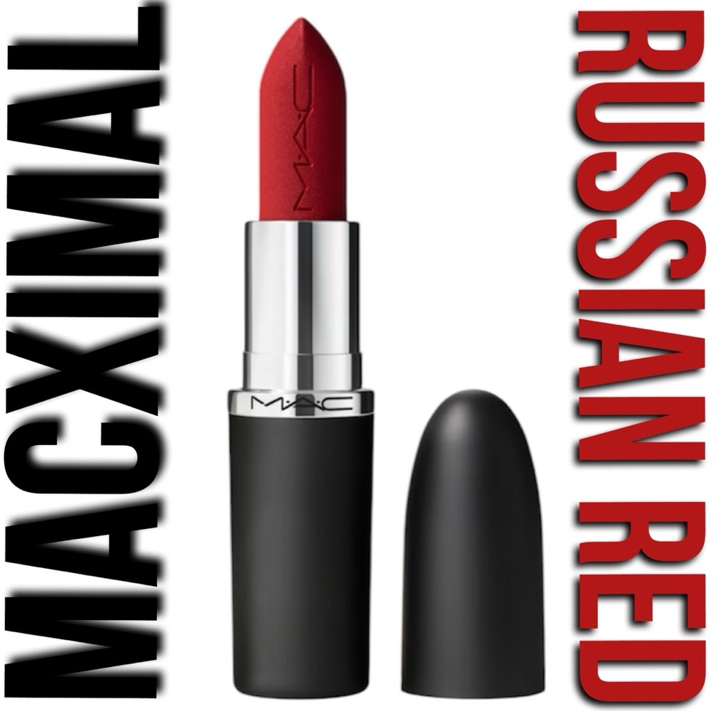 x1 MAC RUSSIAN RED MACXIMAL LIPSTICK BRAND NEW BOXED